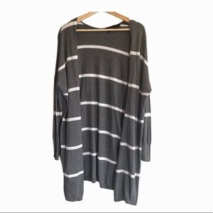 Press Sz.S striped modal cardigan Lagenlook cottagecore cozycore chic timeless